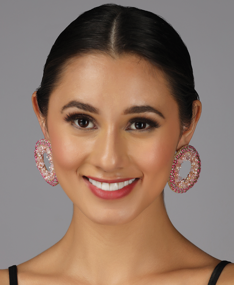 Shades of Pink Chakra Studs