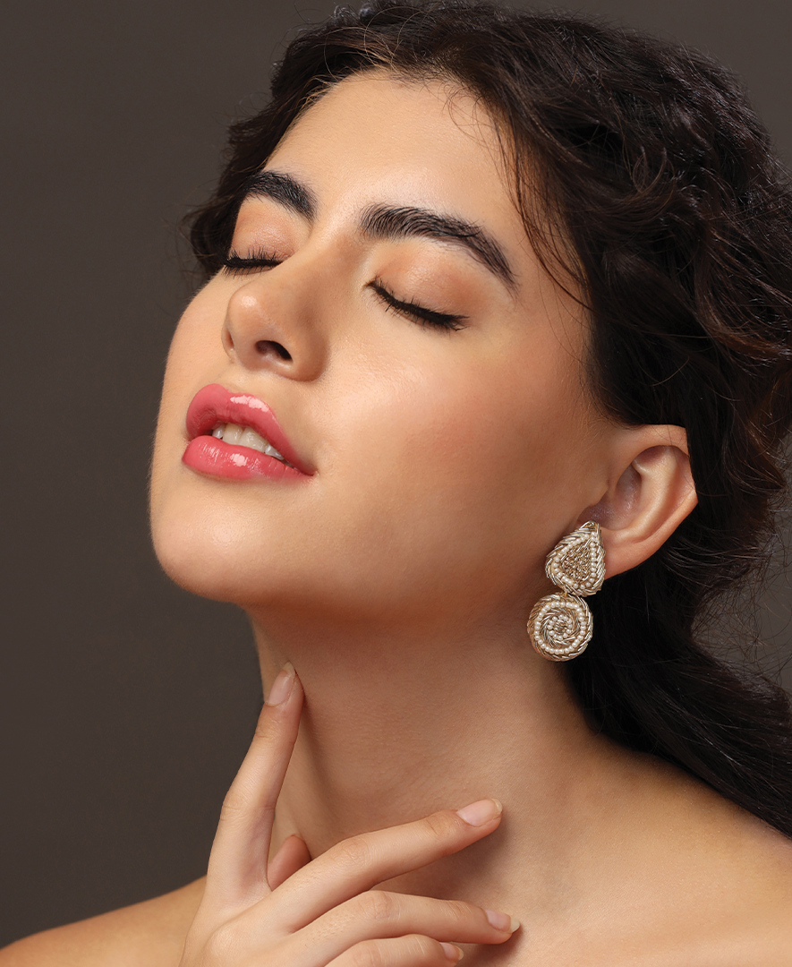 Teardrop with Chakraa Studs